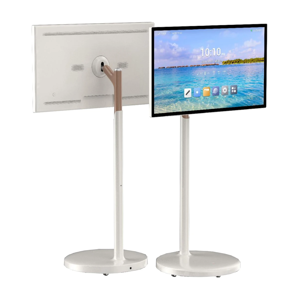 Hotel Smart Booking Tablet 24 32 inch 4+64g MTK 8 CORE Android12 Standing Tv Interactive touch Digital Kiosk stanbyme portable