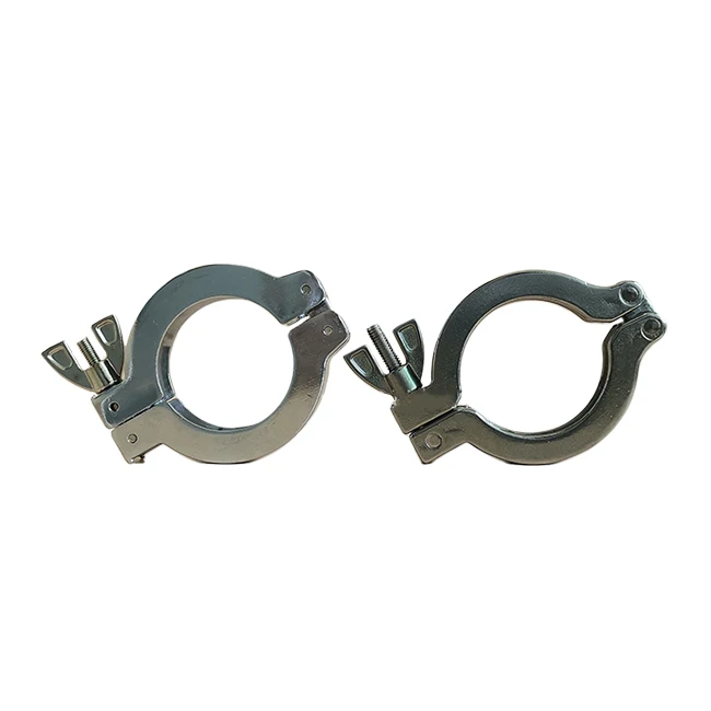 Chinese Manufacturer  High Quality  KF Aluminum Vacuum Pipe Fittings  Clamp
