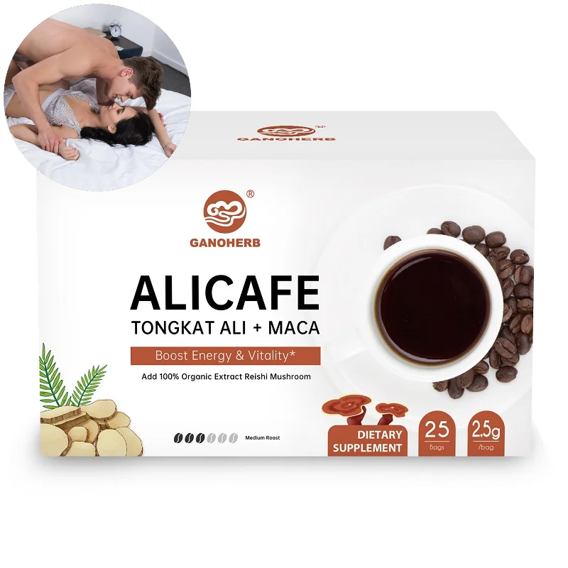 Herbal Energy Drink OEM Private Label Herbal Tongkat Ali Maca Instant Power Coffee Moisture Proof BRC JAS HACCP GMP kOSHER