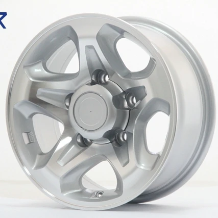 16 inch alloy wheels for Toyota 5 holes PCD 5x150 silver rims 4X4 SUV offroad wheels