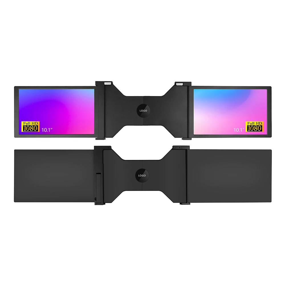 Factory wholesale Dual & Triple Displays Screen Laptop Monitor 1080p dual screen laptop monitor Dual screen display