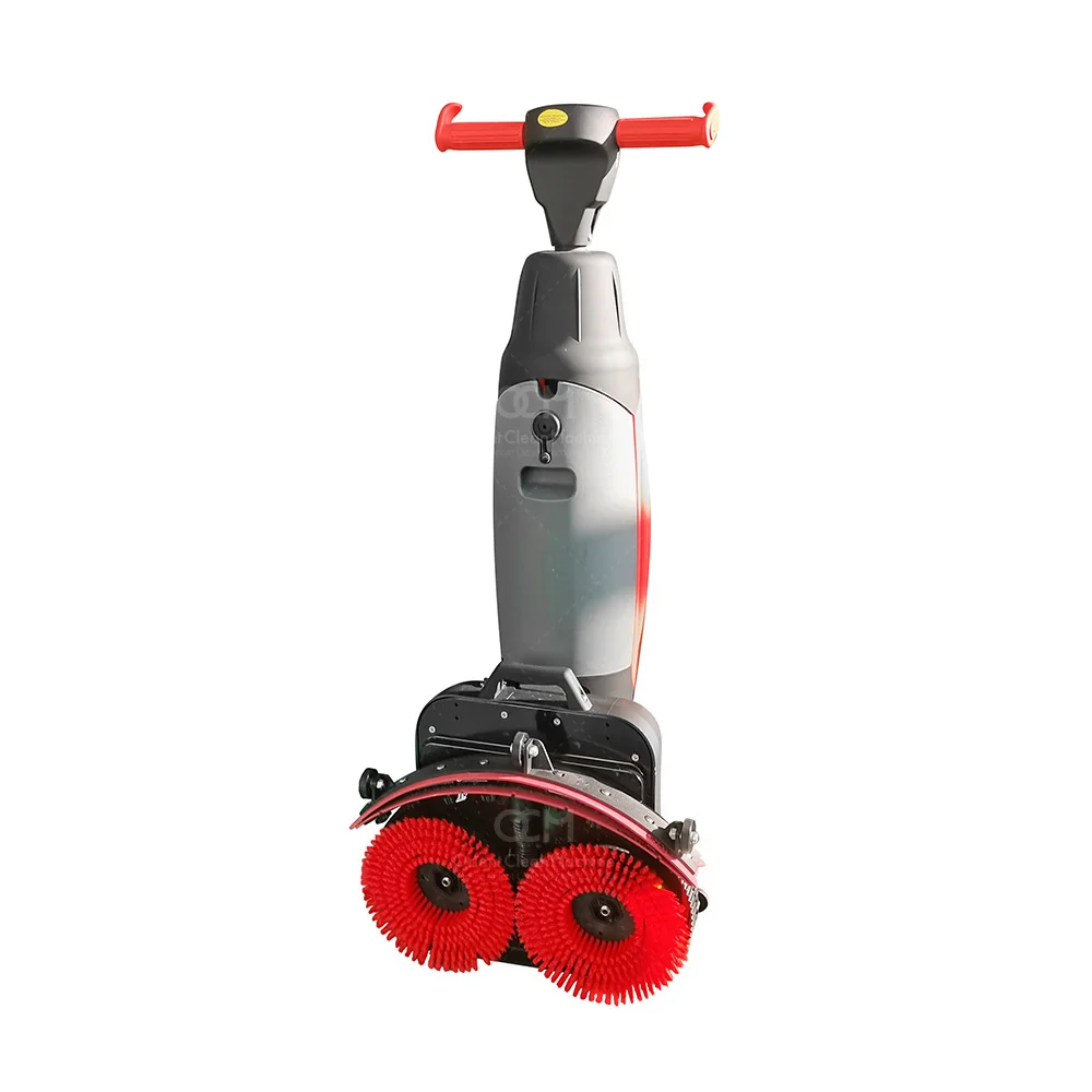 OCM-GB380A electric floor cleaning machine concrete floor warehouse scrubber walk behind floor scrubber dryer