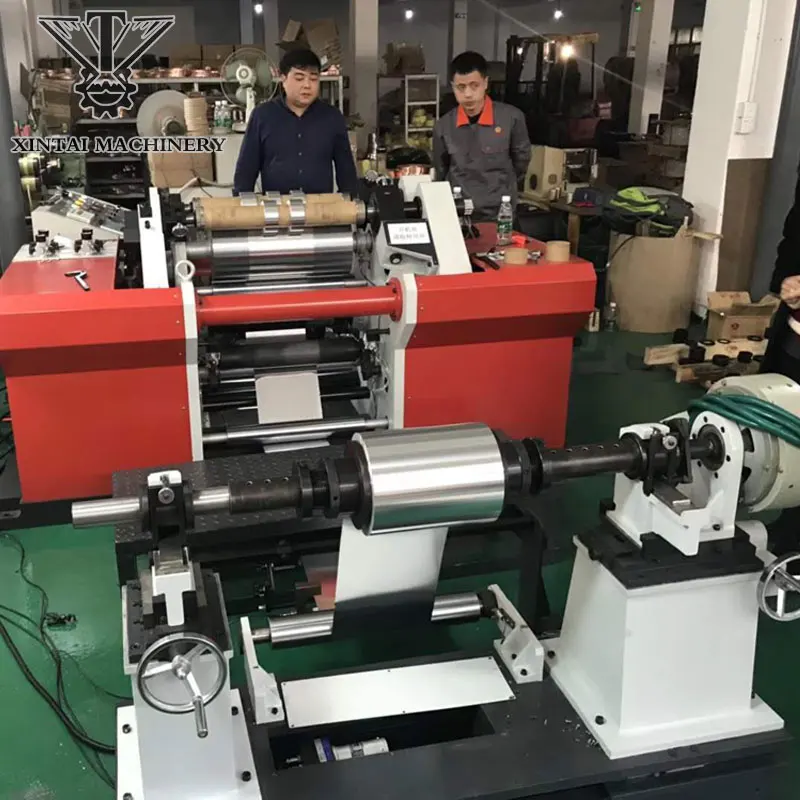
Automatic soft material tape longitudinal shearing rewind slitter machine surface central rewinder slitting machine 