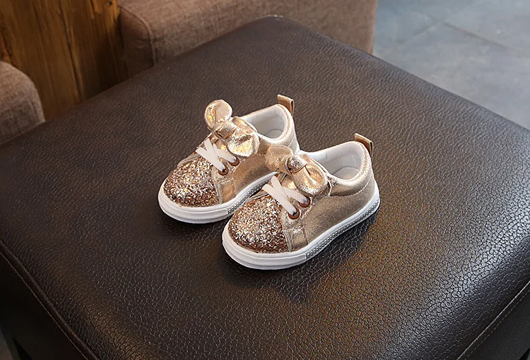 Zapatos para bebe/Детская весенняя обувь; Кроссовки с блестками; Красивые детские вечерние туфли; Обувь для мальчиков и девочек