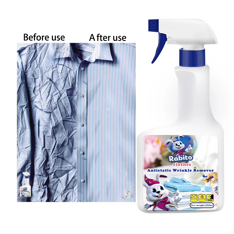 Anti Static Instant Wrinkle Releaser Spray For Clothes Sweater Antistatic Spray