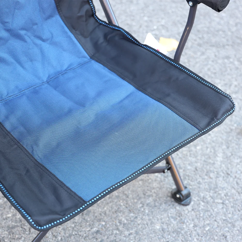 Customization logo portable folding fishing heavy duty director makeup camping stool chairs comfort with high backrest