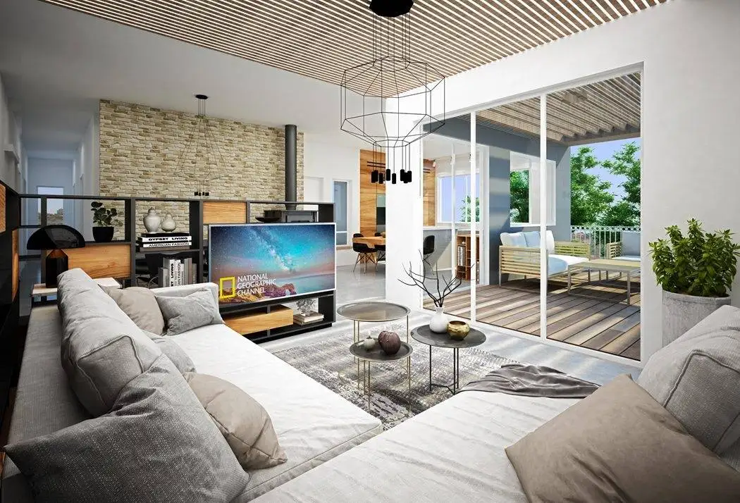 Light modular prefab houses modern luxury villa Cement prefabriquee villas