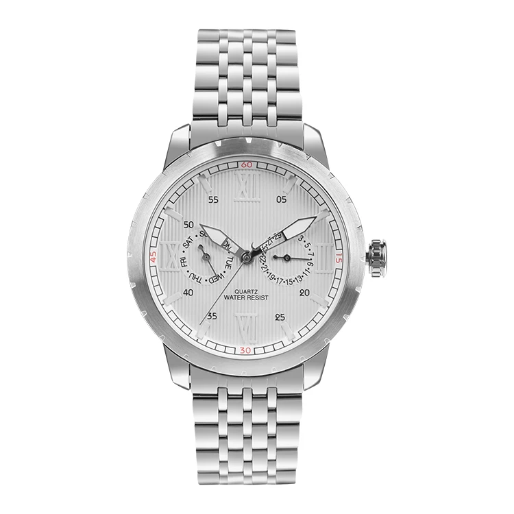 2023 Waterproof Custom Logo White Fashion Elegant 304 316 Stainless Steel Quartz Watch