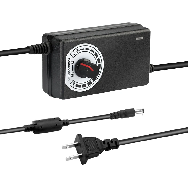 AC/DC Adaptor 3-24V 1A Adjustable Power Adapter 24V for LED Light