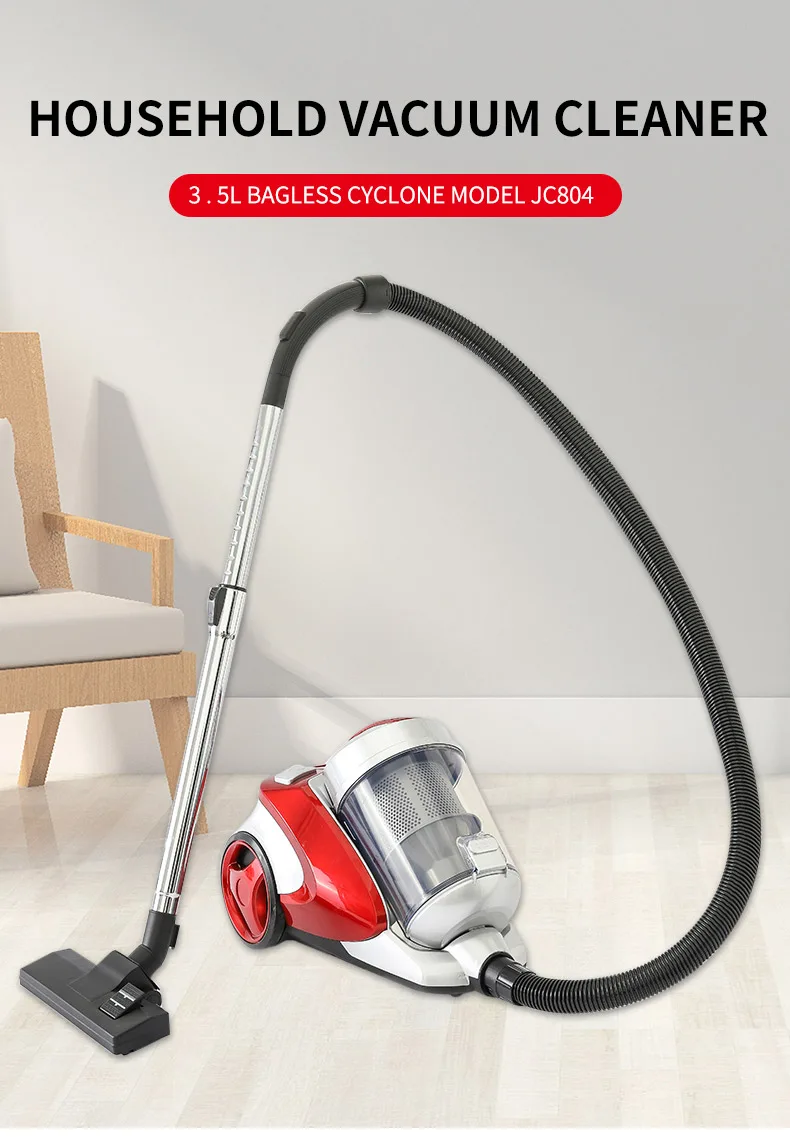 Powerful 3.5L Vacuum Cleaner Motor 1800w Canister Vacuum Cleaner Home Use Cyclone Canister Corded Vacuum Cleaner