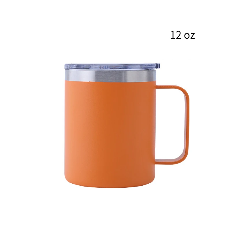 IMOGY Custom 14oz Double Wall Stainless Steel Wine Glass with Straw 304 Thermos Mug with Frosted Spray Lid 12oz Capacity OEM