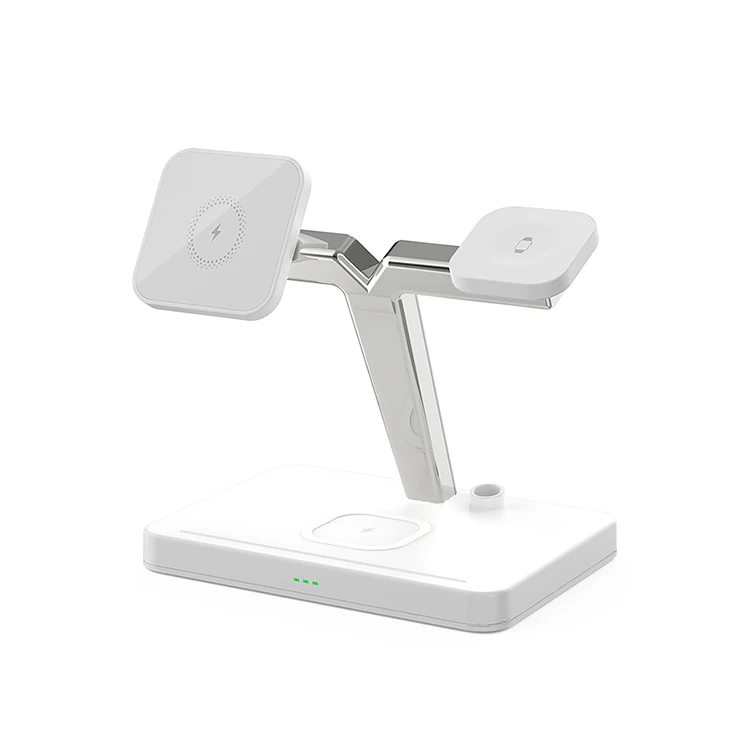 OEM оптовая продажа для iphone iwatch магнитный стол 4 в 1 3 Быстрое беспроводное зарядное устройство Qi зарядка домашнее магнитное