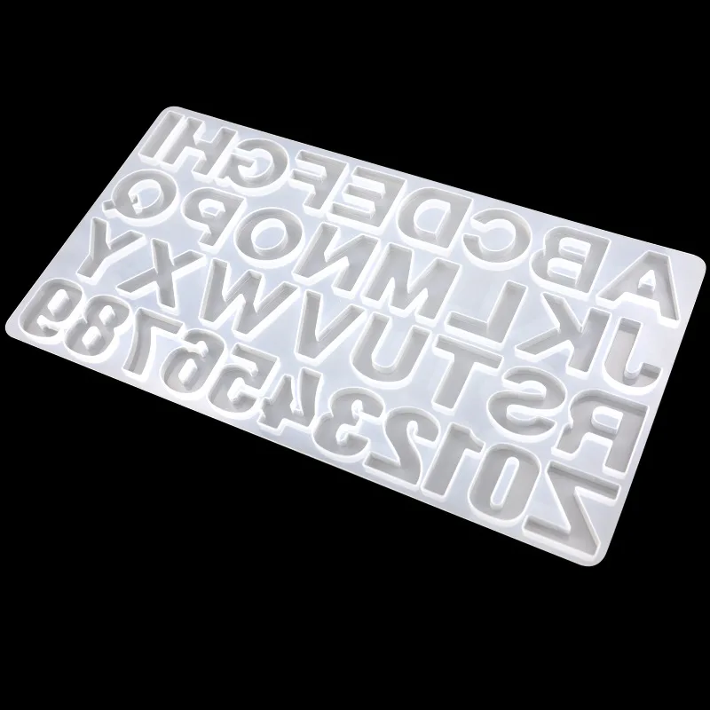 Saffron Alphabet Letters fondant silicon mold cake decoration tool silicone letter moulds