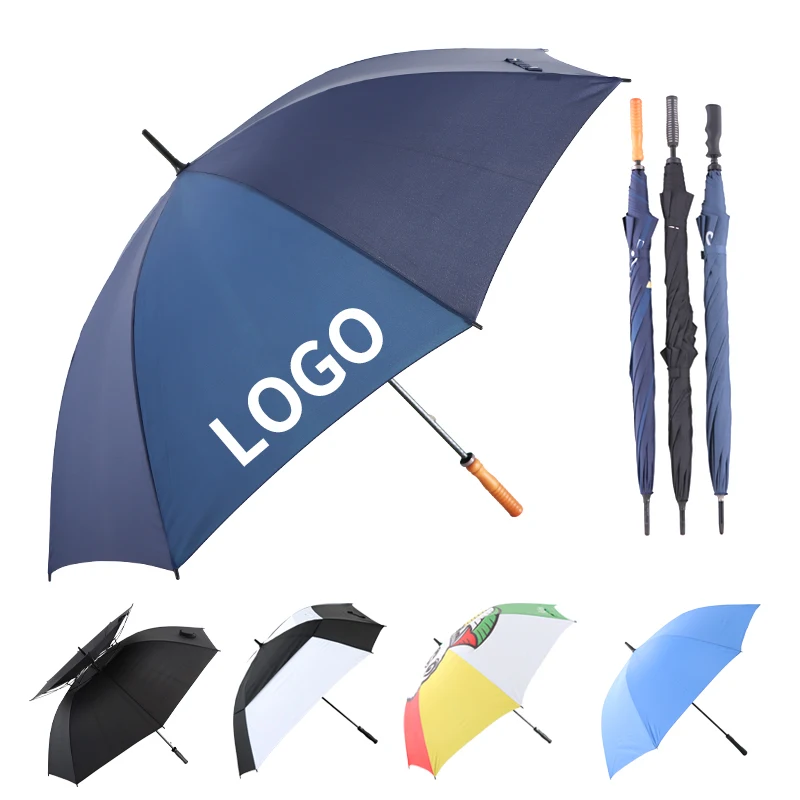 Double Canopy Vented Sunproof Waterproof Umbrella Mechanisms G4Free Ultimate Golf Umbrella