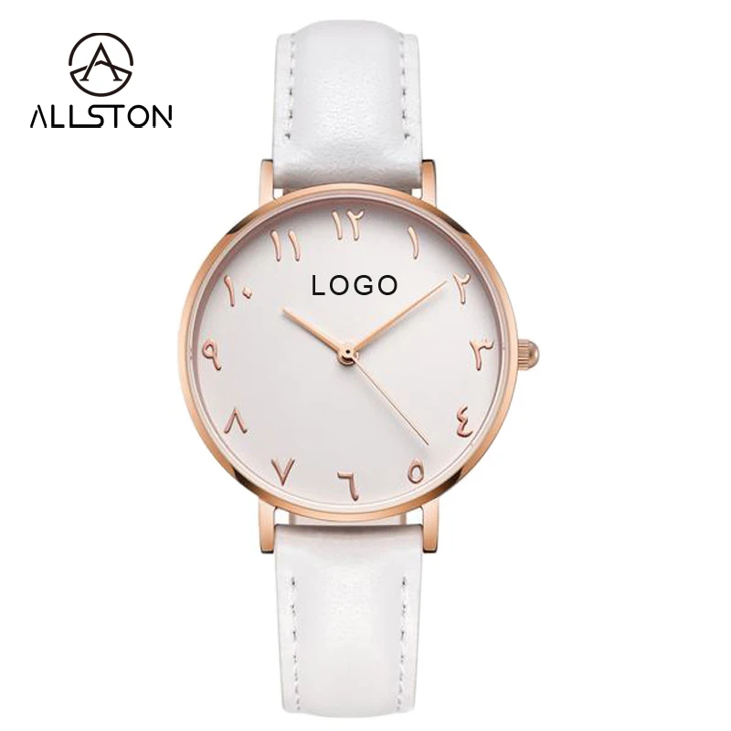 Hot selling arabic numbers watches quartz movement watch arabic channels online