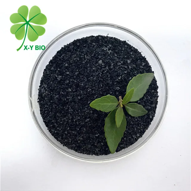 Good Price Sodium Humate Shiny Flake For Fertilizer Poultry Feed Small Size