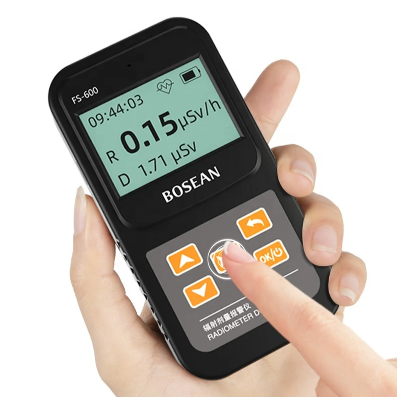 FS-600 Nuclear Radiation Detector X-ray Beta Gamma Detector Personal portable Dosimeter radioactive detectors