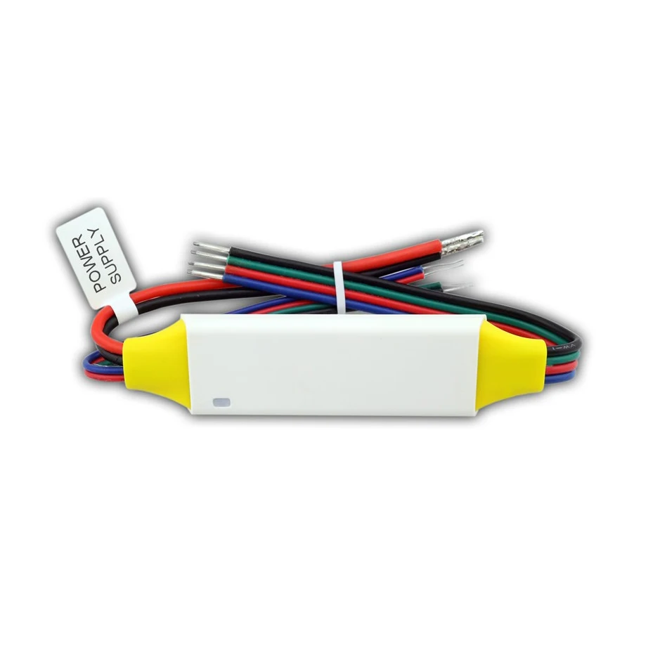 Усилитель-ретранслятор Rayrun RGB для контроллера светодиодных лент профессиональный 5 В 24 регулируемое освещение