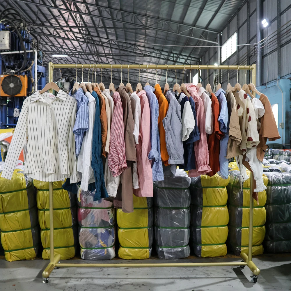UKAY Lady Super Thrift Cotton Blouse Top Low Price Wholesale Bales for Adults Summer Clothing Use Shipped Philippines Warehouse