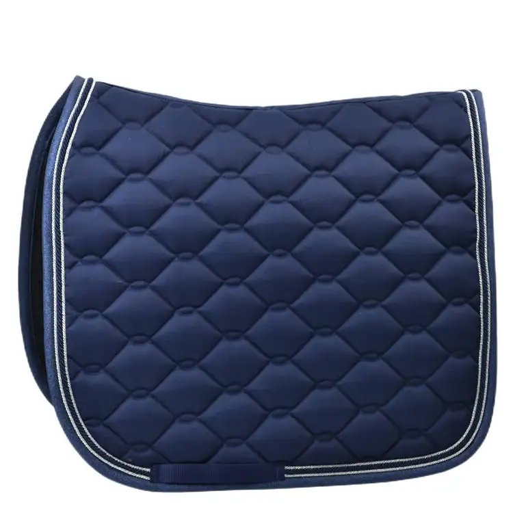 Customized Equestrian Dressage Glitter Band Saddle Pads Honeycomb Cotton Saddle Pads for Horse Racing