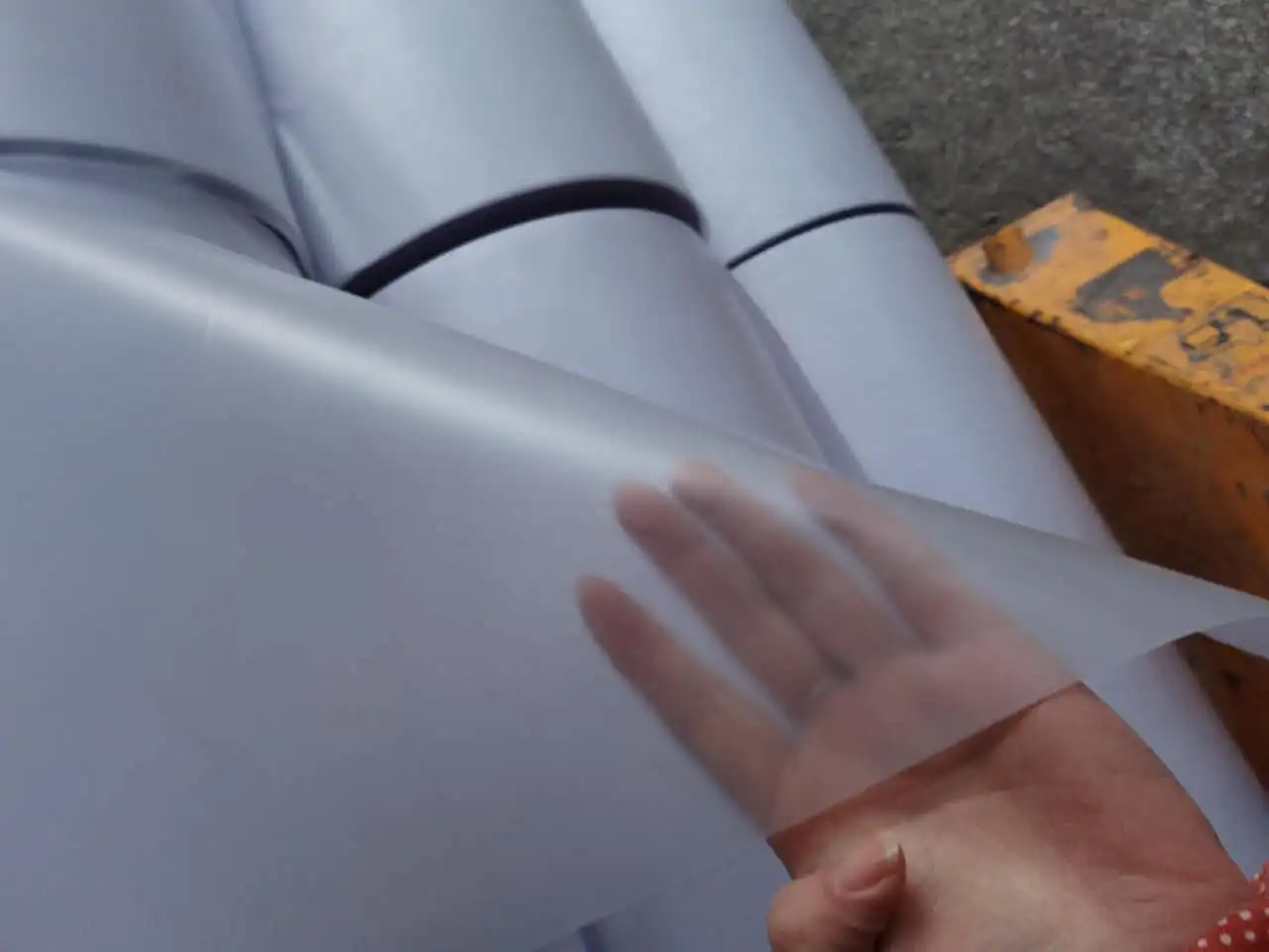 Medical Grade soft translucent Film pvc Film for Urine Bag