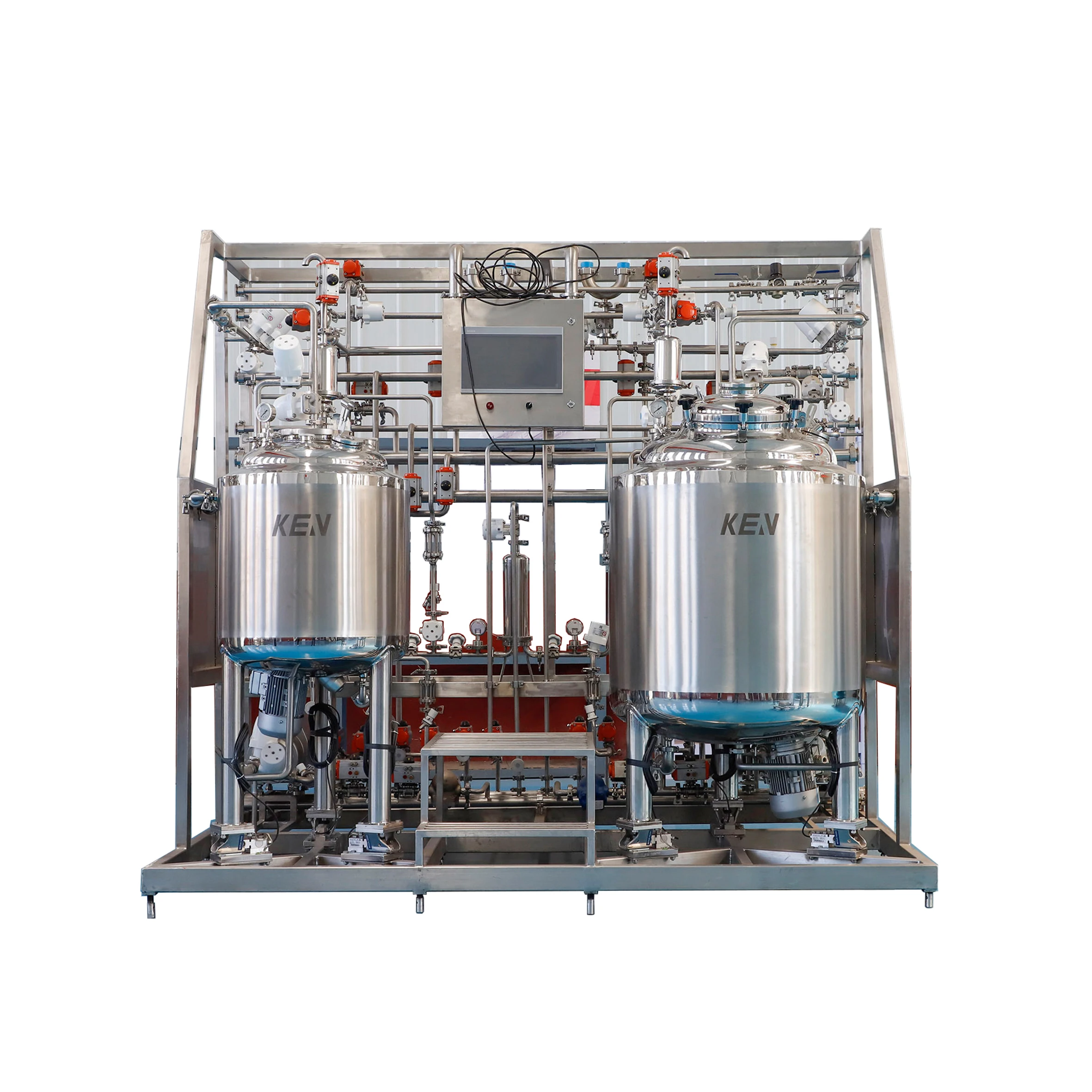 split type fully automatic cipsip system equipment stainless steel