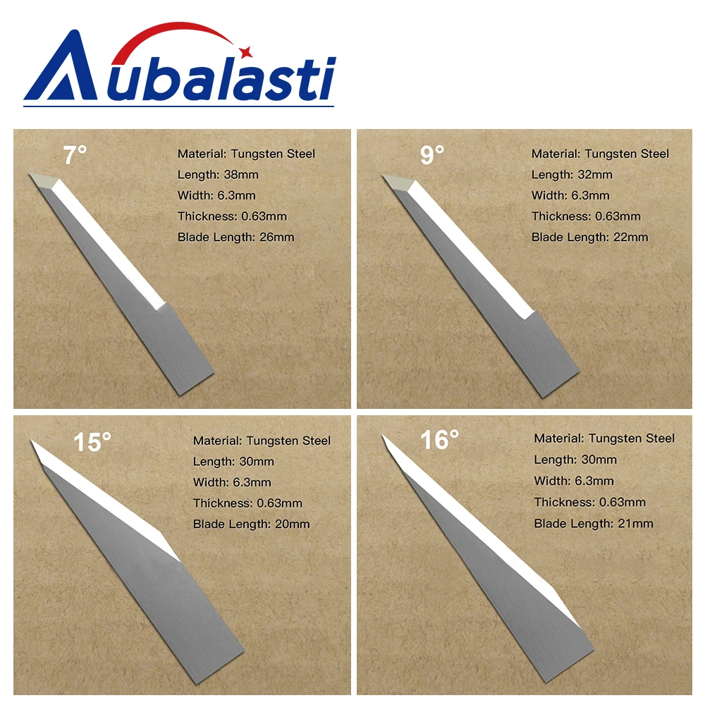 Aubalasti 10 шт. Вибрационный нож режущее лезвие для CNC режущий станок картонный автомобильный коврик 16-60