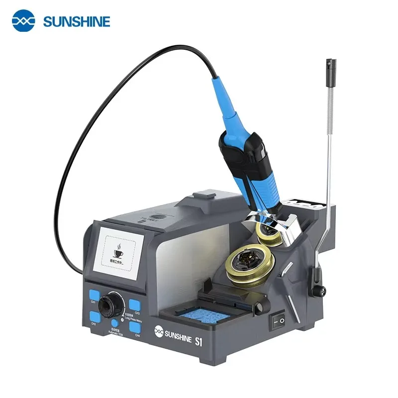SUNSHINE S1 Intelligent precision soldering station with C120 tweezers handle