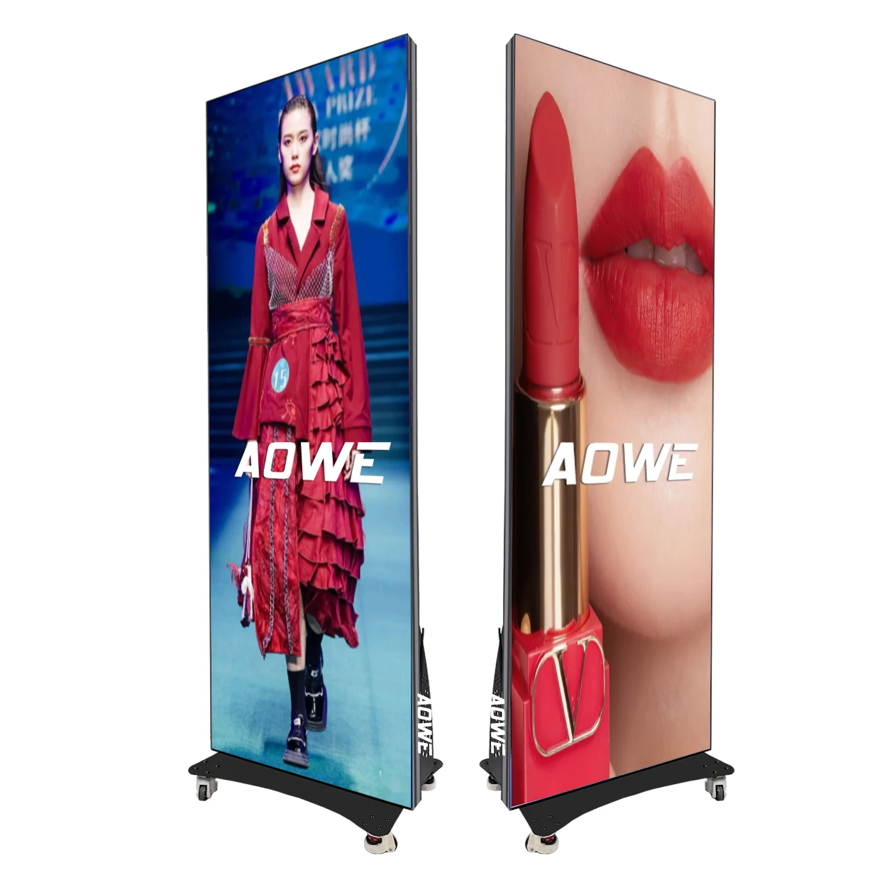TOPLED  Indoor Outdoor P1.2 P1.5 P1.6 P1.8 P2 P2.5 Seamless Splicing Portable Screen Smart Advertising LED Poster Display for Ev