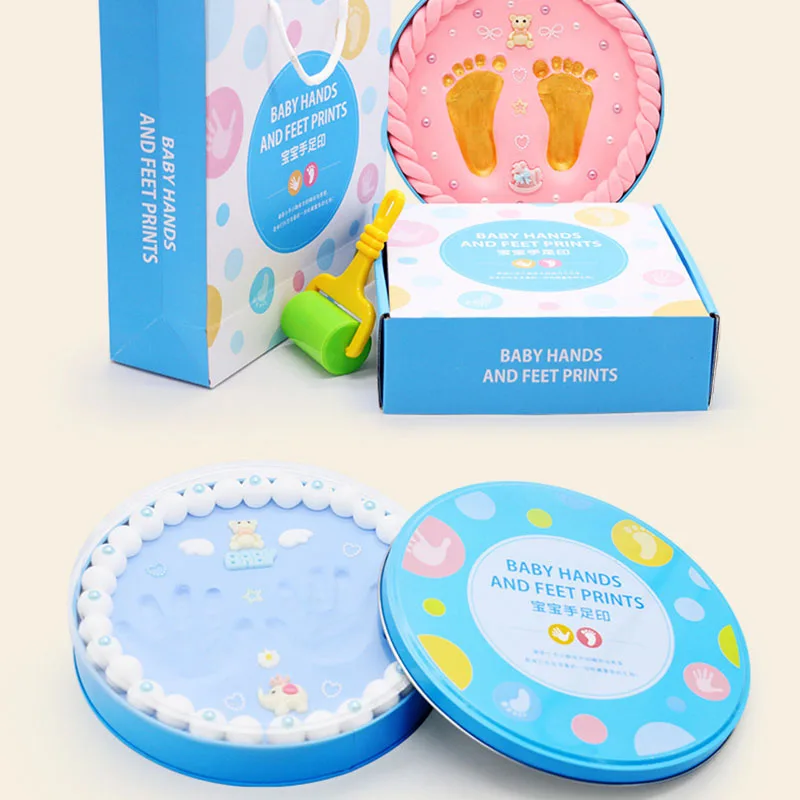 Развивающие игрушки дети Моделирование глины DIY игрушечные лошадки ручной и стопы impresting Подарочная коробка для детей