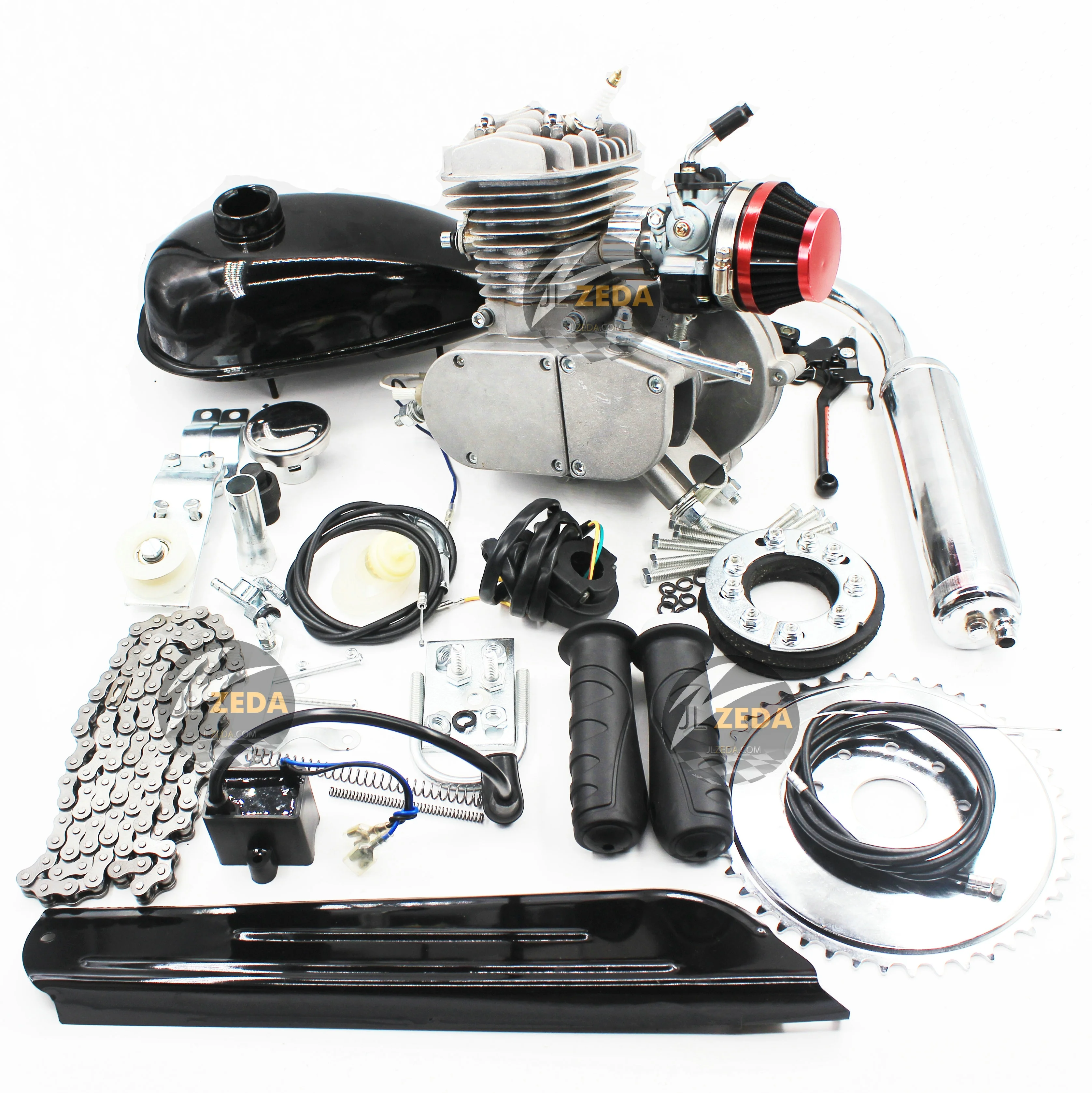 Gasoline beach cruiser gas scooter 80cc 2 stroke engine set