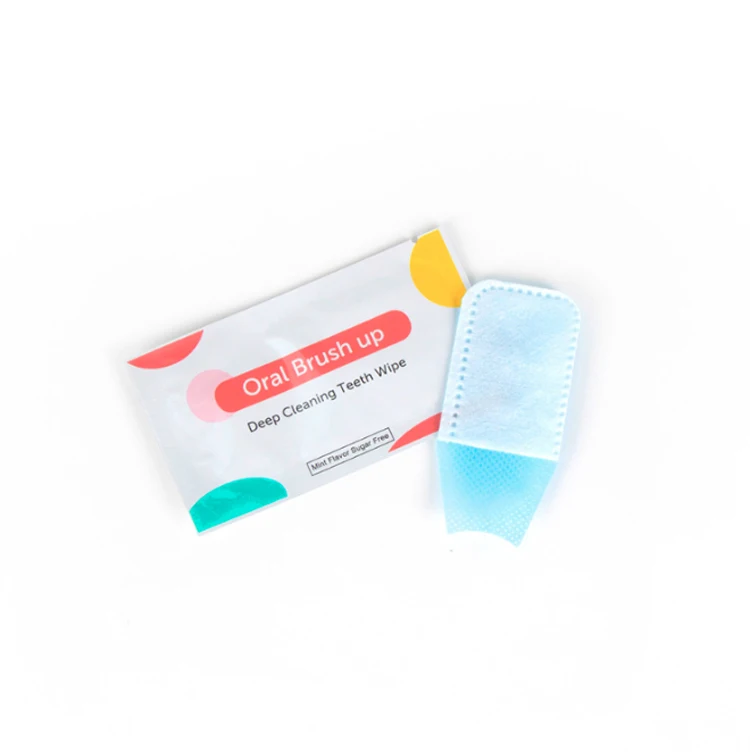Dental Teeth Whitening Deep Cleaning Oral Brush up Teeth Finger Wipe