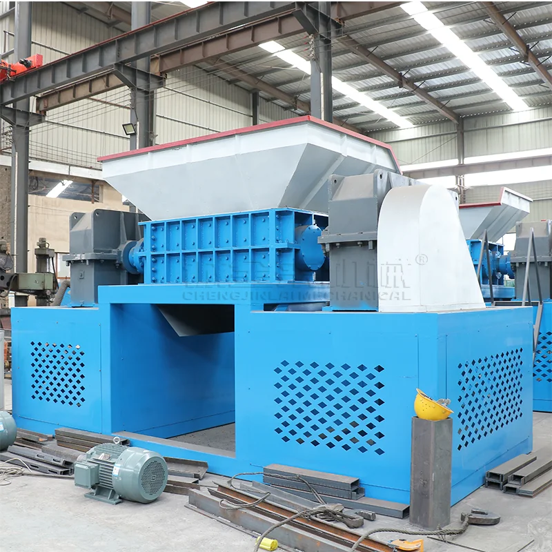 Hot sale Fully Automatic shredder Tire Recycle Machine Shredder Rubber Waste Tyre Recycling Machine