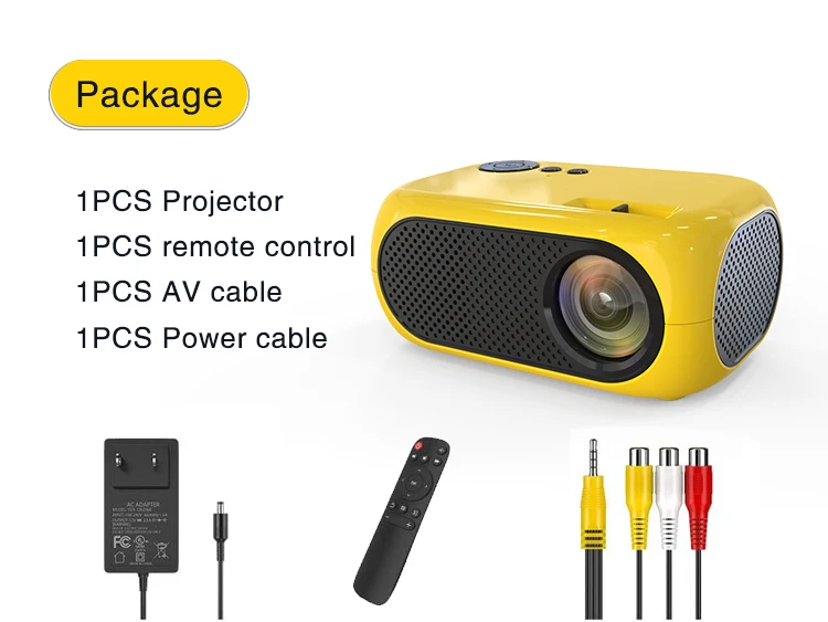 XIDU Factory Price Portable Mini Smart Mobile Projector Has Higher Lumens Than YG300 Supports 1080p Home Power Projector