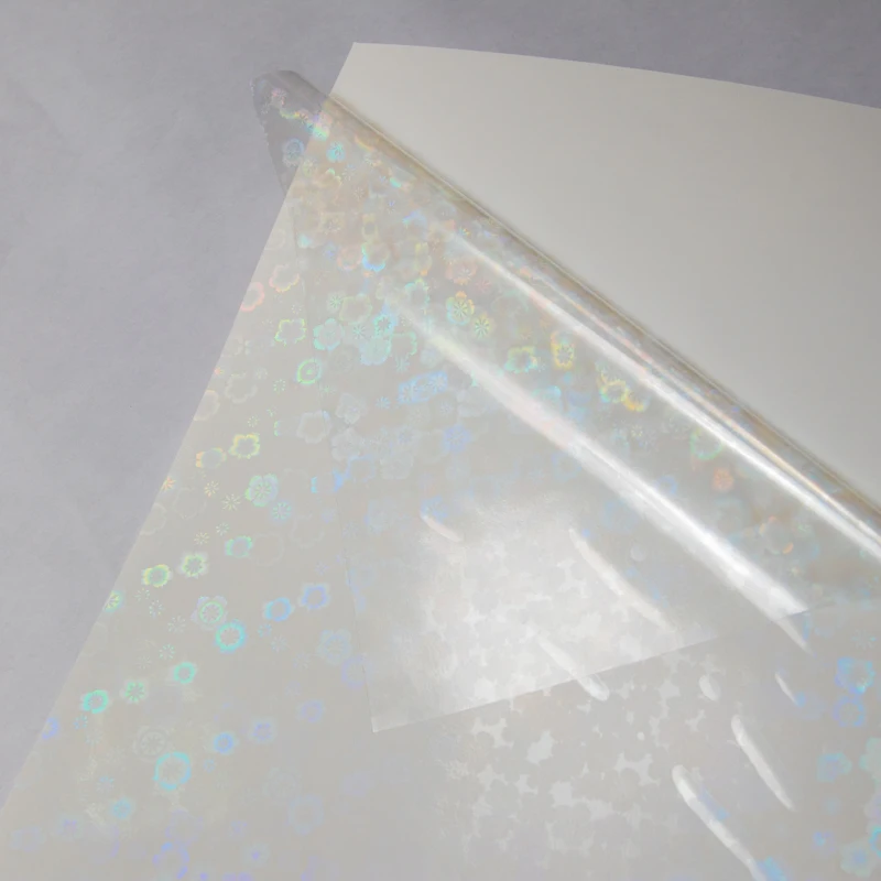 Bopp Transparent Holographic Cold Lamination Film