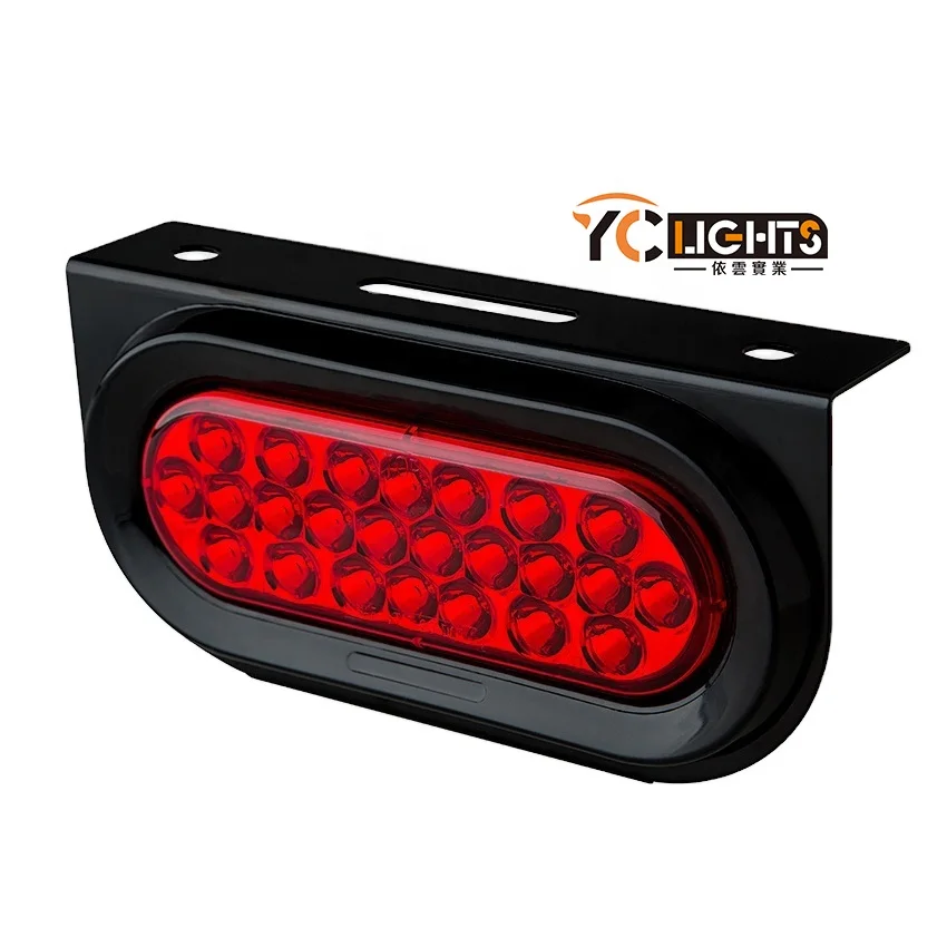 led trailer light 12v 24v rear tail marker side flashing solar strobe signal trailer led light