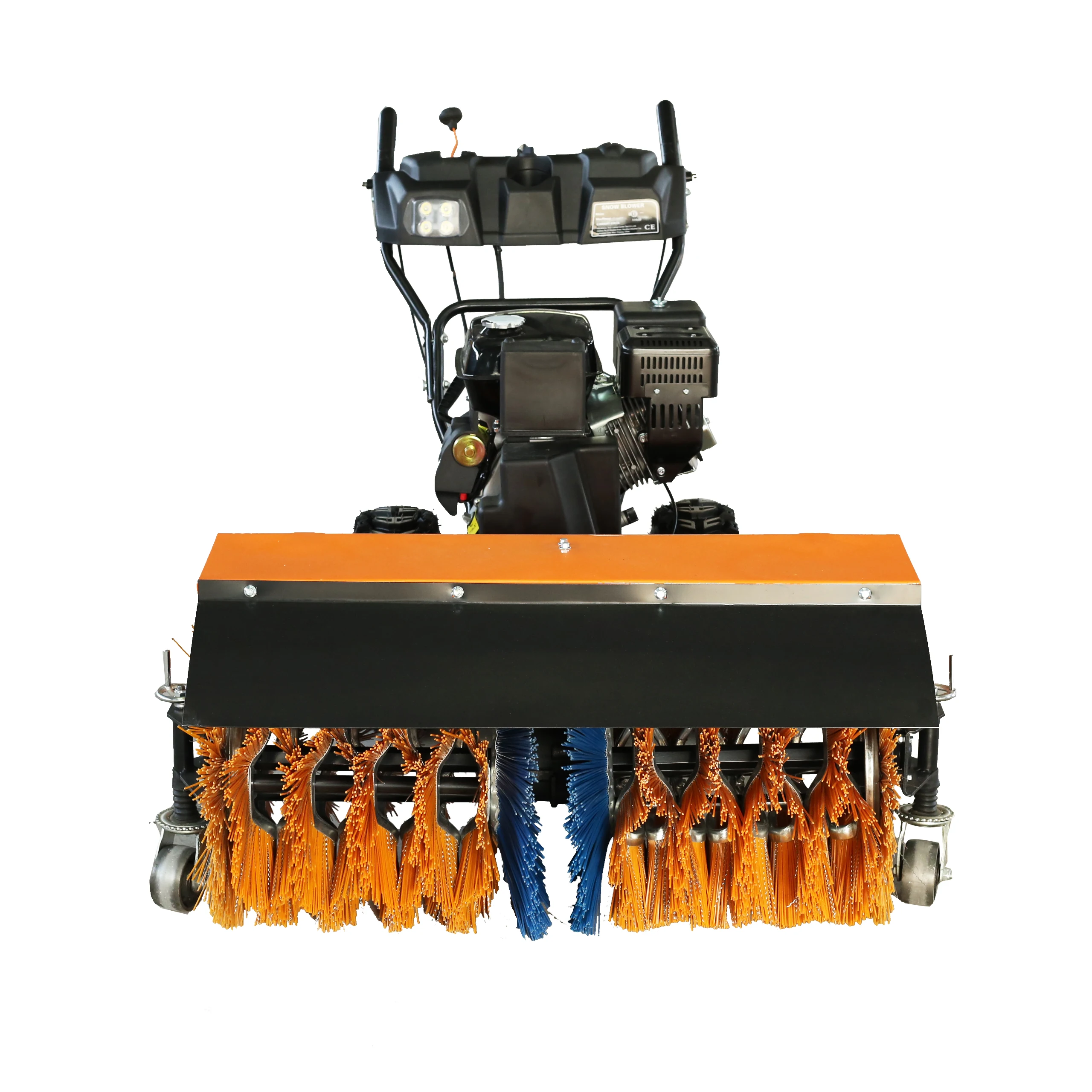 6.5hp 13hp бензиновый двигатель мощный дорожный подметальный уборочный аппарат с рабочей шириной