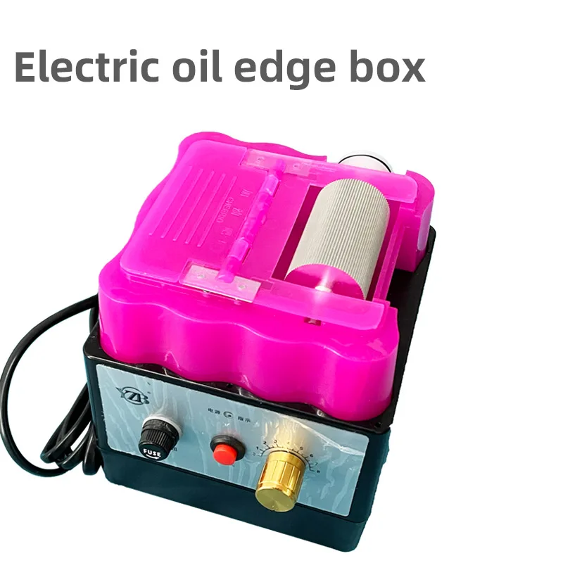 High Quality Adjustable Speed Electric Oil  Leather Edge Coating Machine