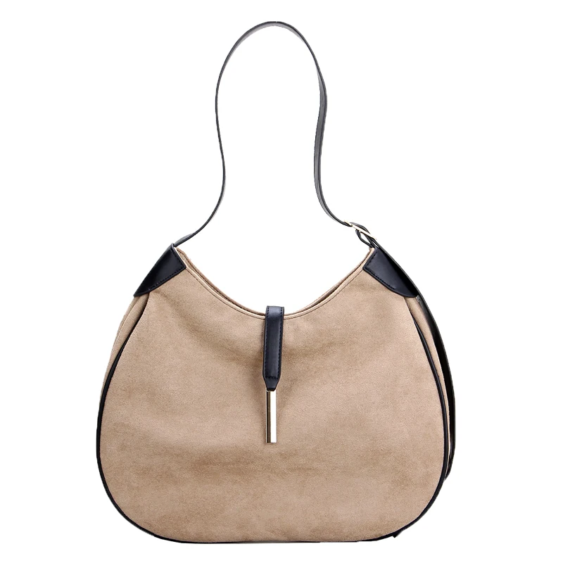 Vintage Retro Custom Logo Designer Simply Style Bag Ladies Daily Underarm Shopping Tote Handbags Large Capacity Shoulder Bags