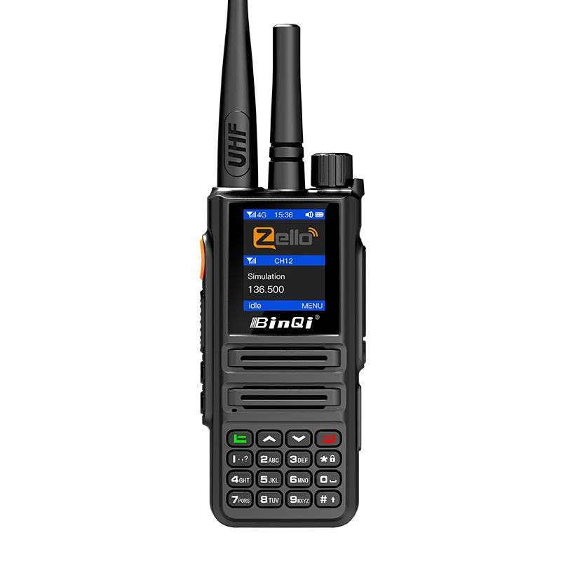 BinQi BQ-889 4G Network  Poc Radio Long Ran UHF/VHF Walkie Talkie High Volume GPS Positioning Zello Wifi bluetooth Global