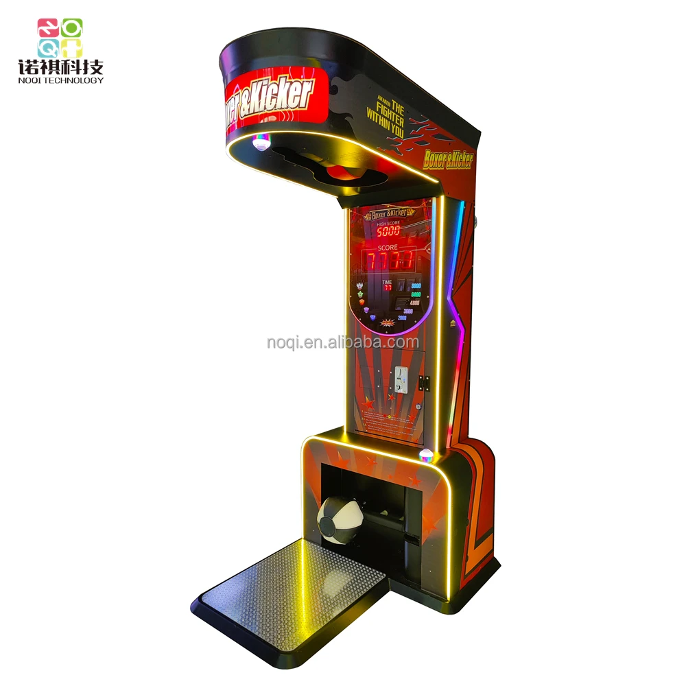Electronic Arcade Boxer and Kicker Game machine, Auto Kicking and Boxing sport game