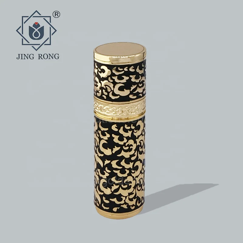 Bottle spray custom fragrance slim aluminum black refillable blue portable mini travel mist 5 10 15 ml perfume bottle spray