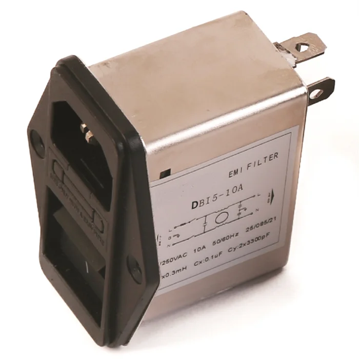 Socket Type EMI Filter With Insurance 10A Power Filter