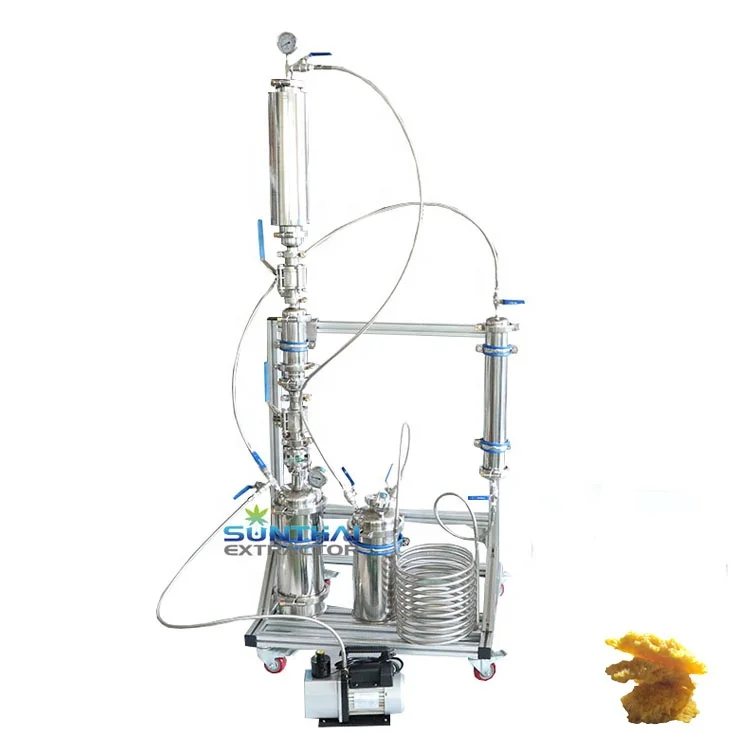 1 lb Rack Mounted Complete Passive CRC Turn Key Extraction System 1lb Dewaxing Closed Loop Extractor