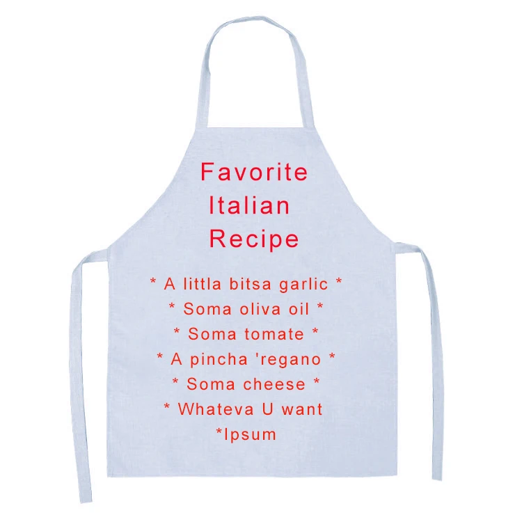 Персональный рецепт выпечки, картина для приготовления вина, пекарь, флорист, фартук, логотип на заказ