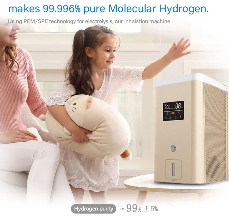 Семейная здоровая портативная водородная дыхательная машина для повышения иммунитета человека водородная Ингаляционная машина