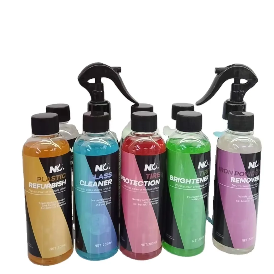 Ультра низкая цена 200ML10 флаконов для чистки автомобиля и блестящие косметические товары образец костюма