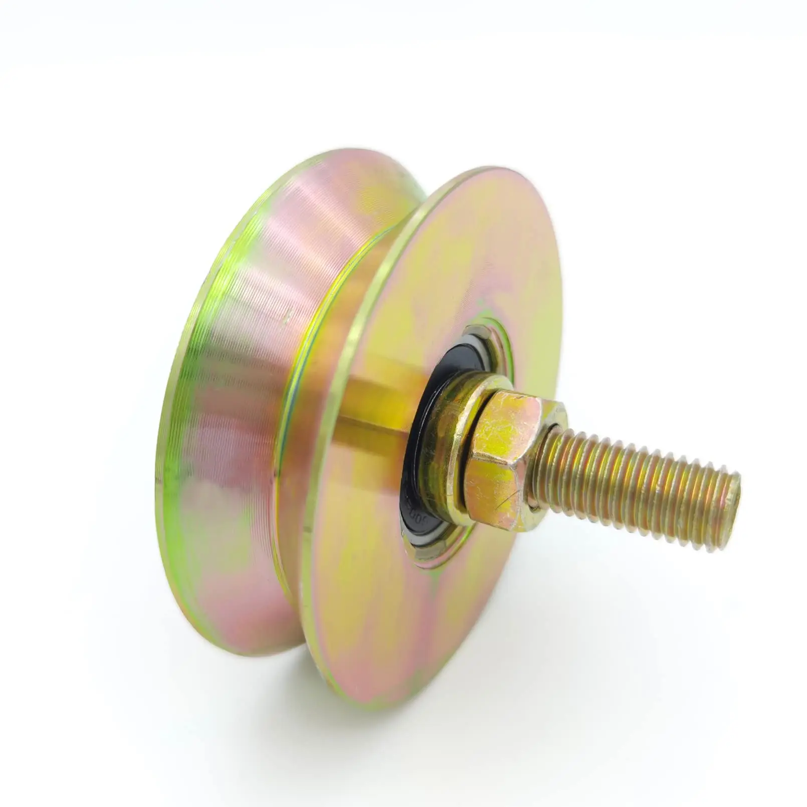 Factory Rigid Guide Pulley Wheel Sliding Gate Double Bearing Caster Heavy Duty Track Roller