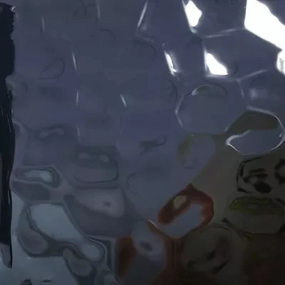 Сапфировый синий Декор 3d панель рельефная волна из нержавеющей стали лист для фона стены