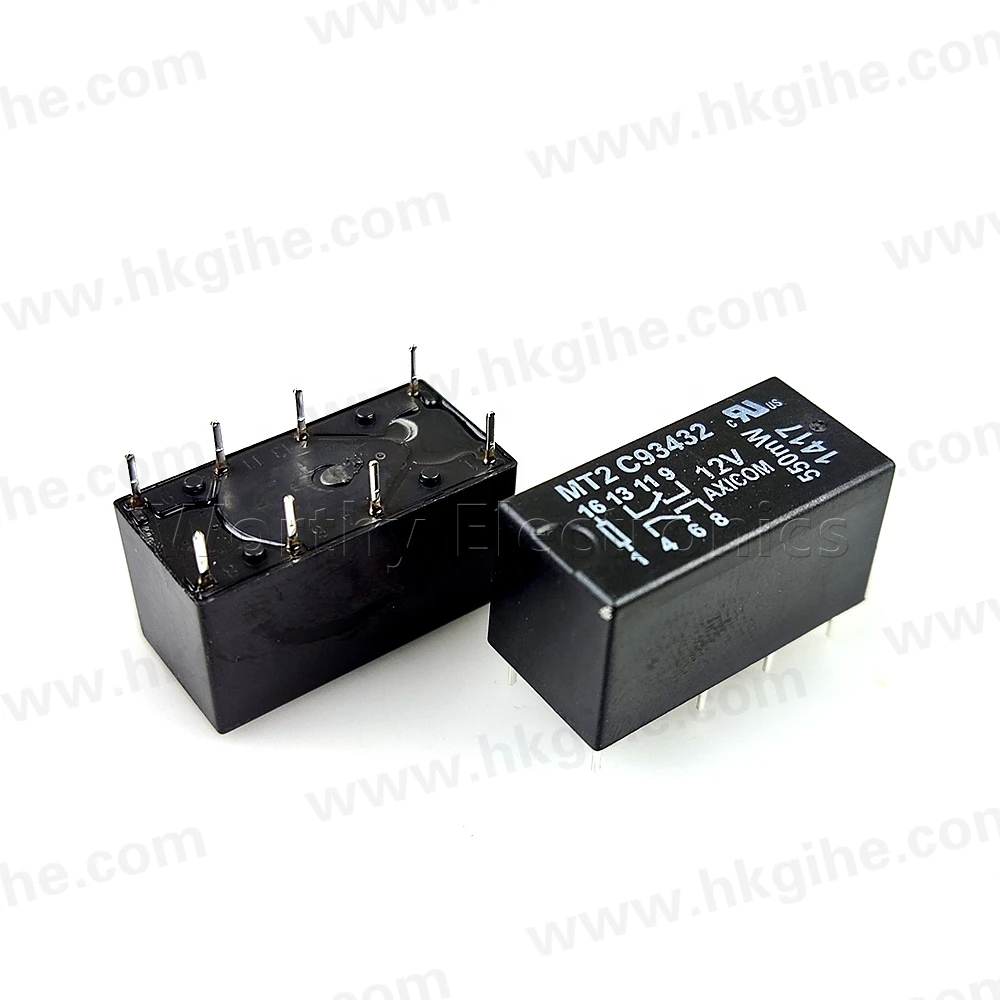 Hot selling Relay 12VDC DIP 8pin MT2 C93432 MT2C93432 MT2-C93432-12V for wholesales